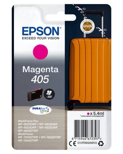 Epson 405 DURABrite Ultra Ink ink cartridge 1 pc(s) Original Standard Yield Magenta Epson 405 DURABrite Ultra Ink ink cartridge 1 pc(s) Original Standard Yield Magenta